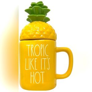 Tropic Like It’s Hot Rae Dunn Mug w/Topper
